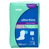 slide 10 of 21, Meijer Overnight Extra Heavy Ultra Thin Maxi Pads with Flexi-Wings, 34 ct