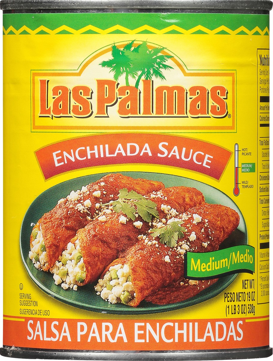 slide 2 of 12, Las Palmas Medium Enchilada Sauce 19 oz. Can, 19 oz