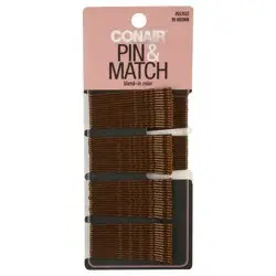 Conair Pin & Match Brown Bobby Pins 90 ea