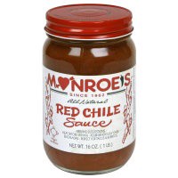 slide 1 of 1, Monroe's Red Chile Sauce, 16 oz