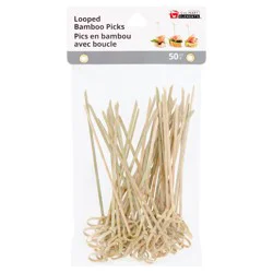 Jacent Culinary Elements Looped Bamboo Picks 50 ct