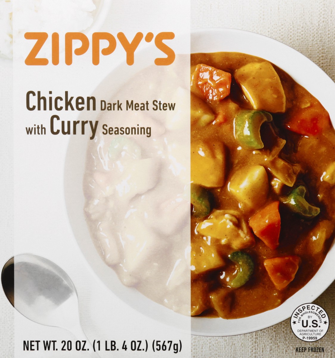 slide 10 of 13, Zippys Chicken Curry 20 oz, 20 oz
