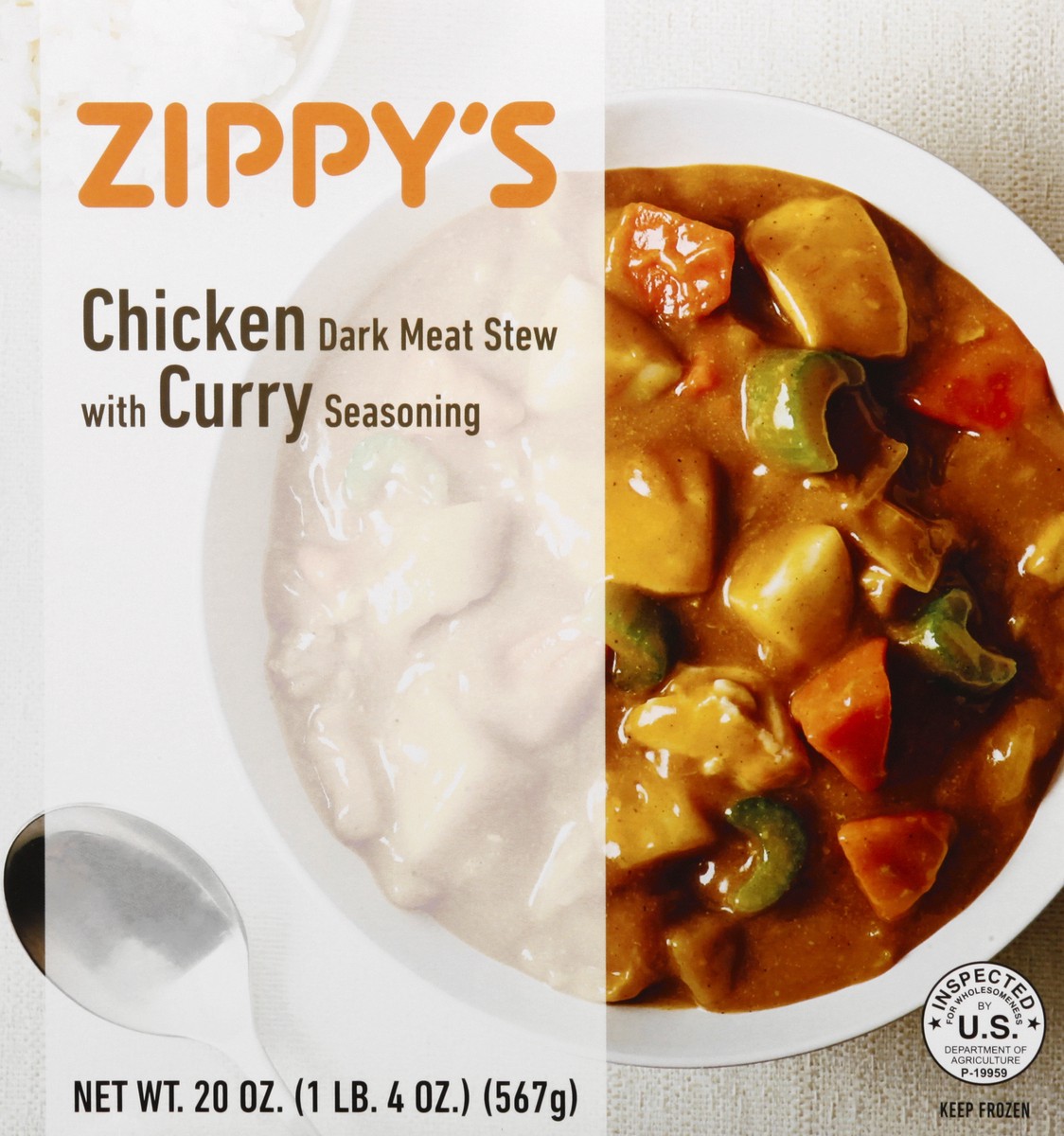 slide 1 of 13, Zippys Chicken Curry 20 oz, 20 oz