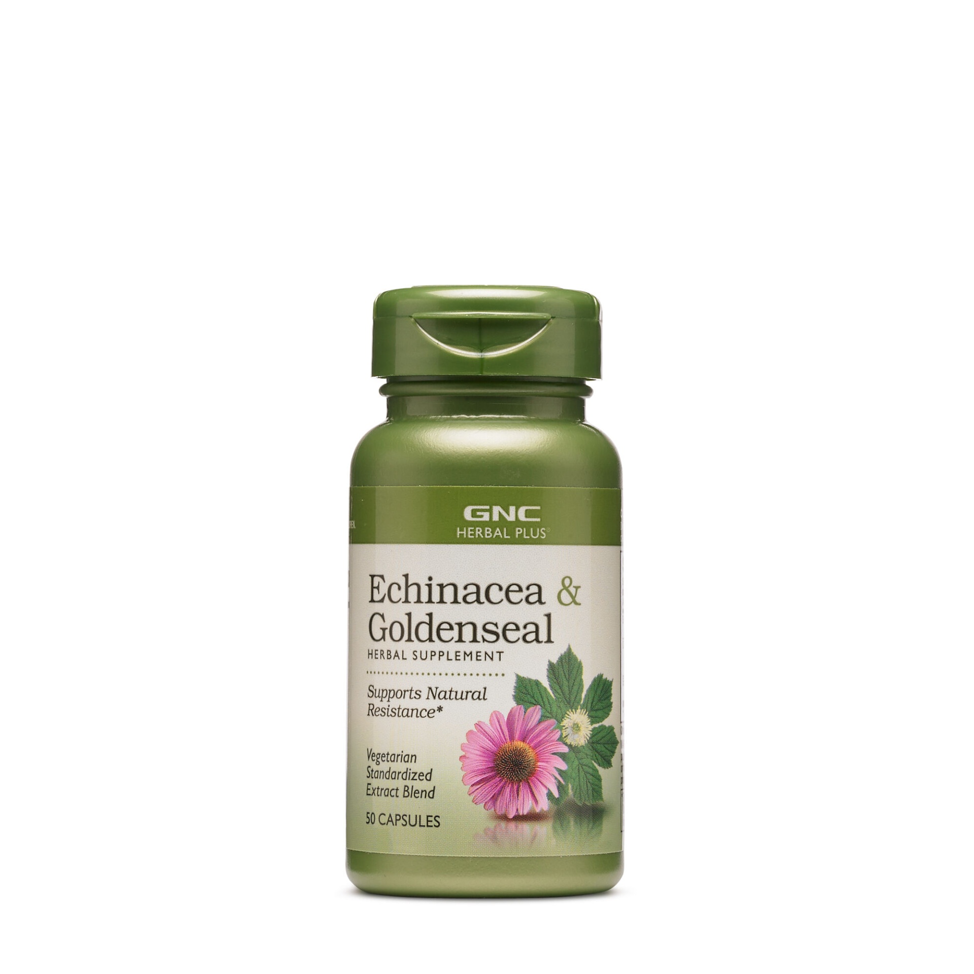 slide 1 of 6, GNC Echinacea & Goldenseal 50 ea, 50 ct