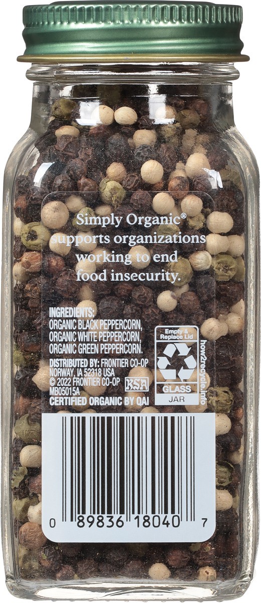 slide 5 of 10, Simply Organic Peppercorn Medley 2.93 oz, 2.93 oz