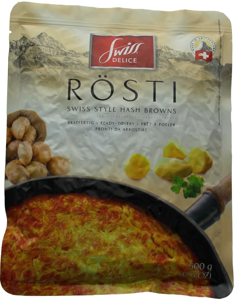 slide 1 of 1, Swiss Delice Rosti Hash Browns, 17.6 oz