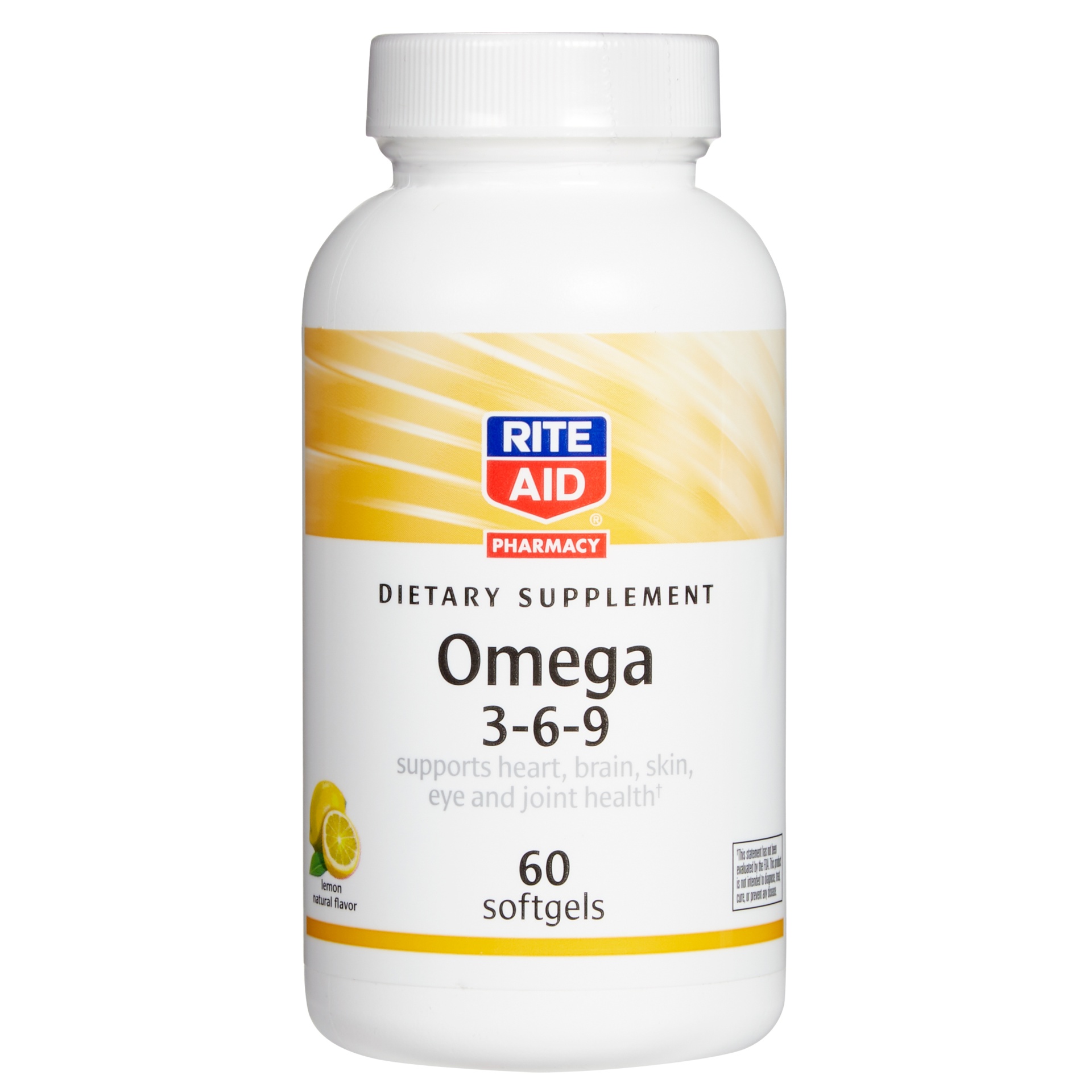 slide 1 of 3, Rite Aid Ra Omega 3-6, 60 ct