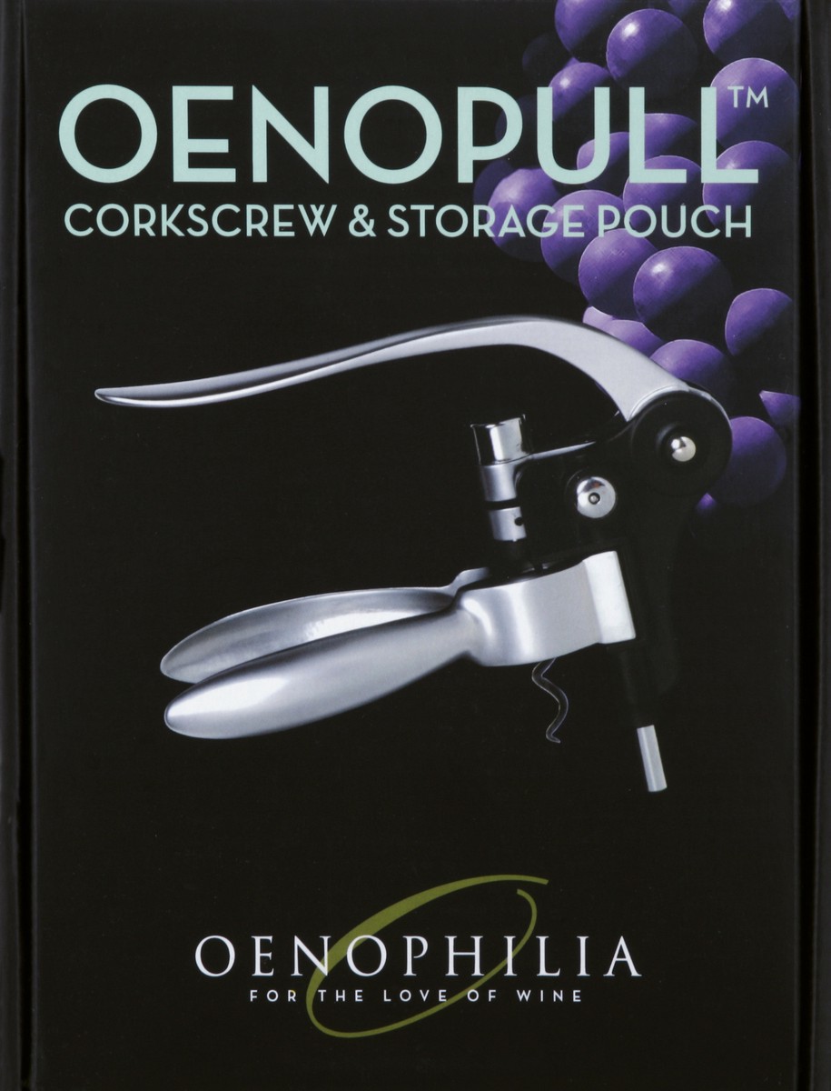 slide 3 of 5, Oenophilia Corkscrew & Storage Pouch 1 ea, 1 ct