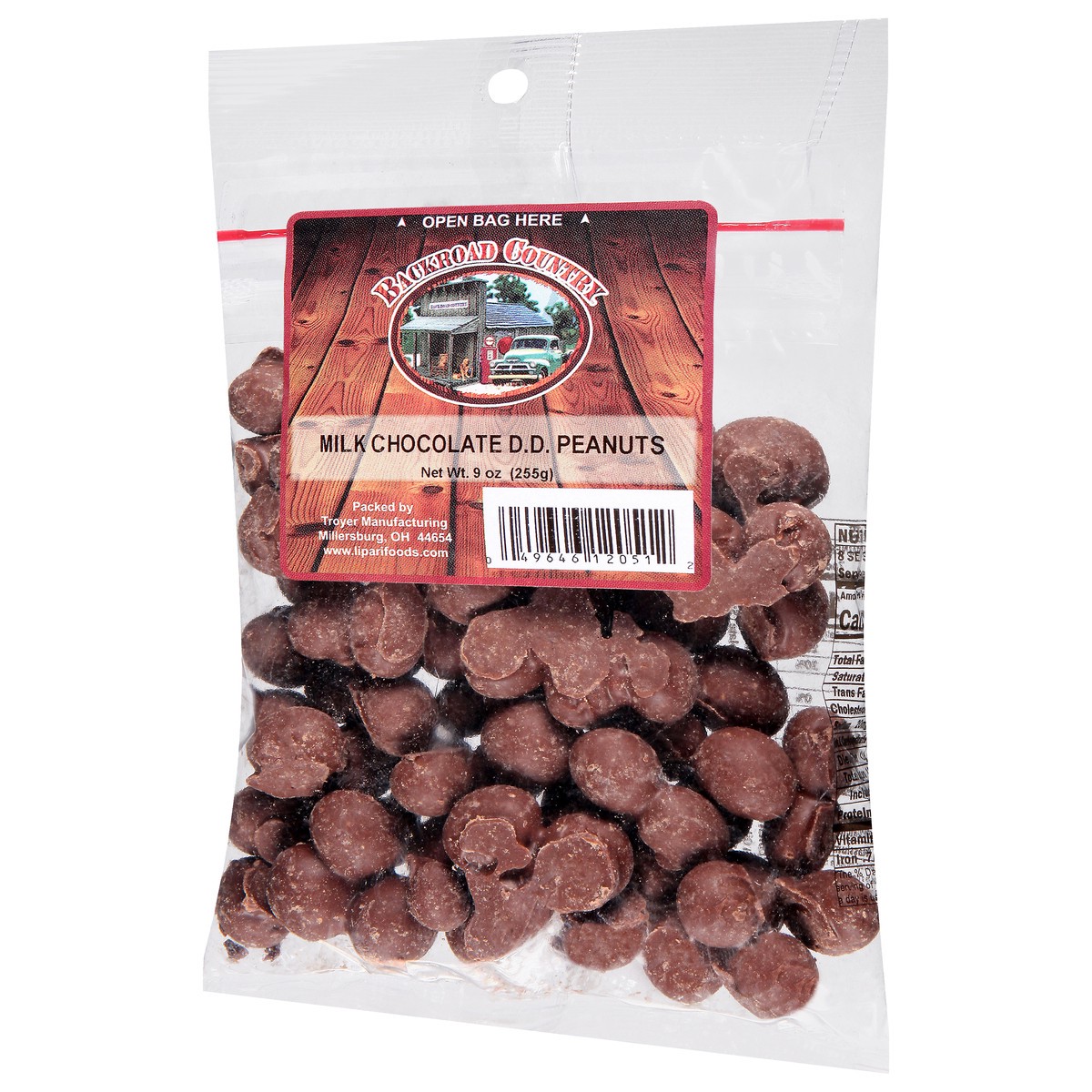 slide 8 of 9, Backroad Country Milk Chocolate D.D. Peanuts 9 oz, 9 oz