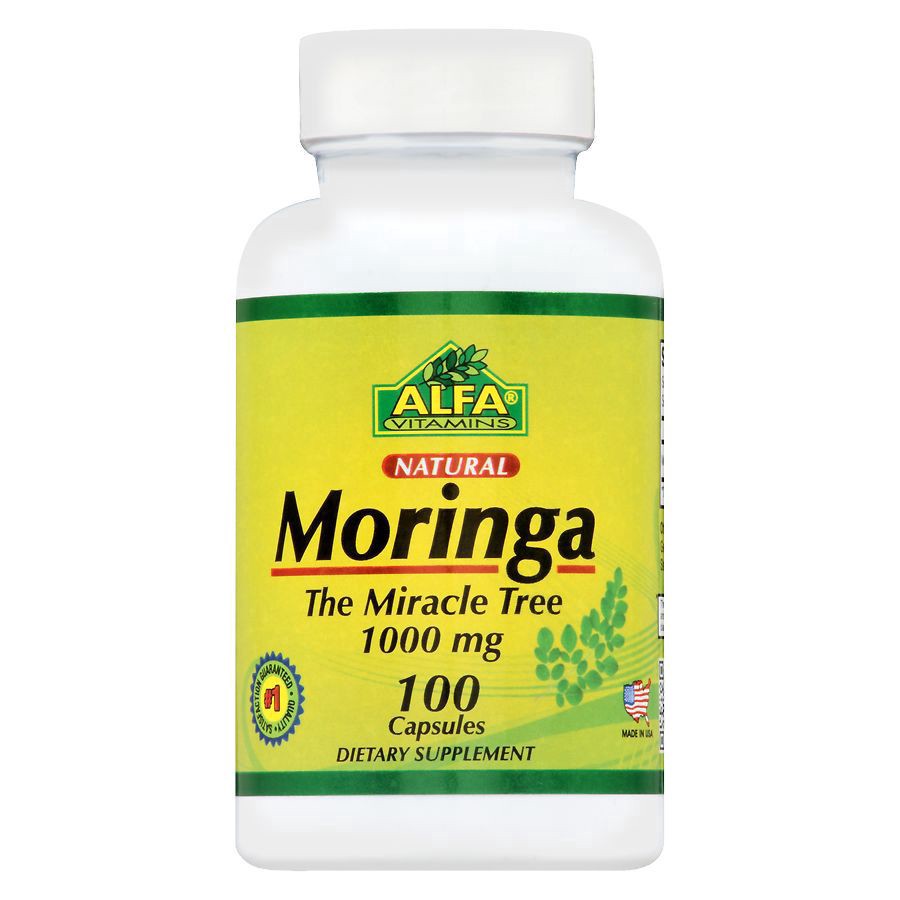slide 1 of 2, Alfa Moringa 1000mg, 1000 mg
