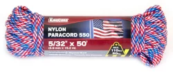 Mibro Kingcord Nylon Diamond Braid Paracord 550 Patriot