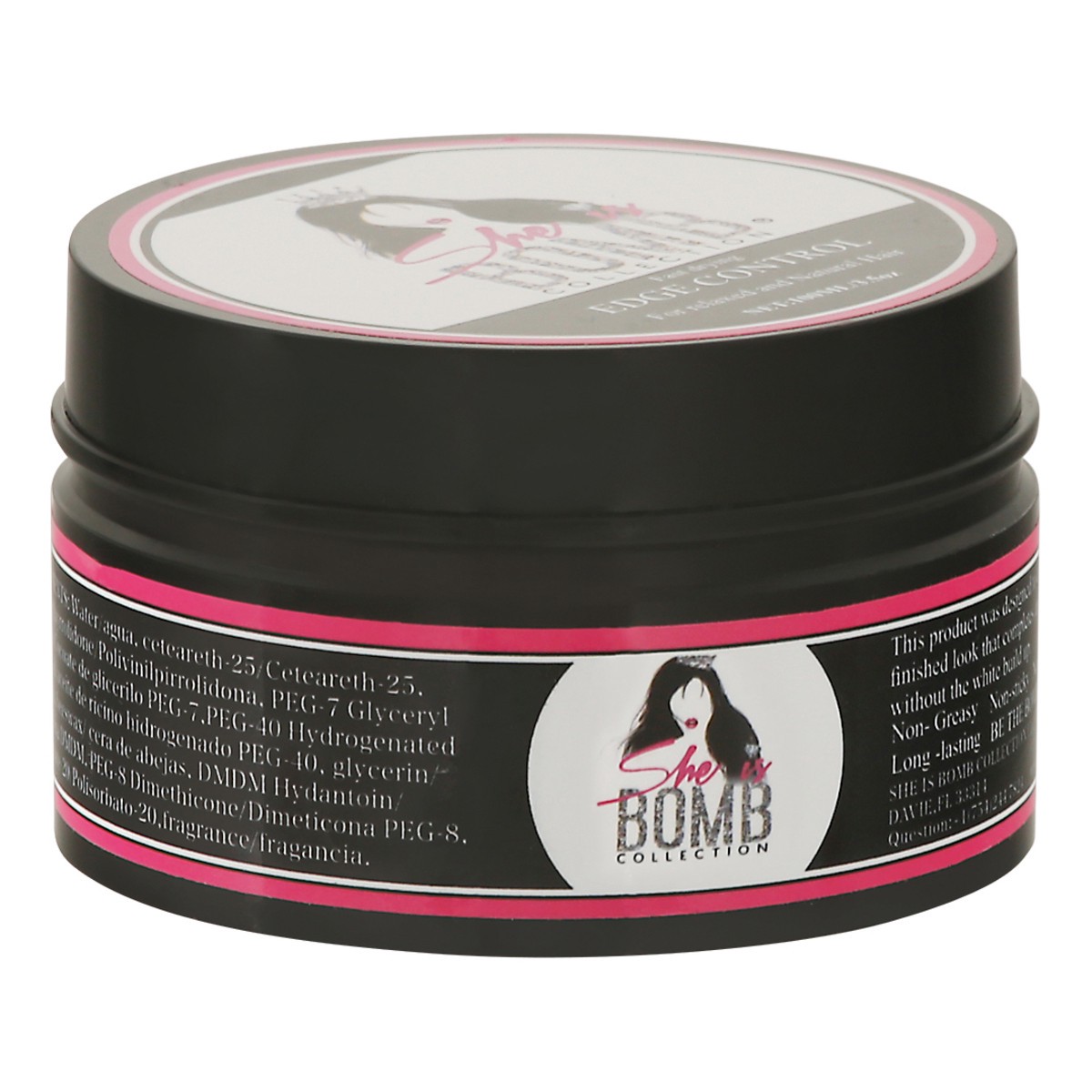 slide 7 of 9, She is Bomb Collection Fast Drying Edge Control 3.5 oz, 3.5 oz