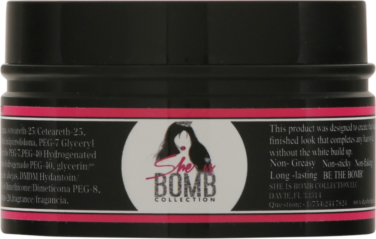 slide 6 of 9, She is Bomb Collection Fast Drying Edge Control 3.5 oz, 3.5 oz