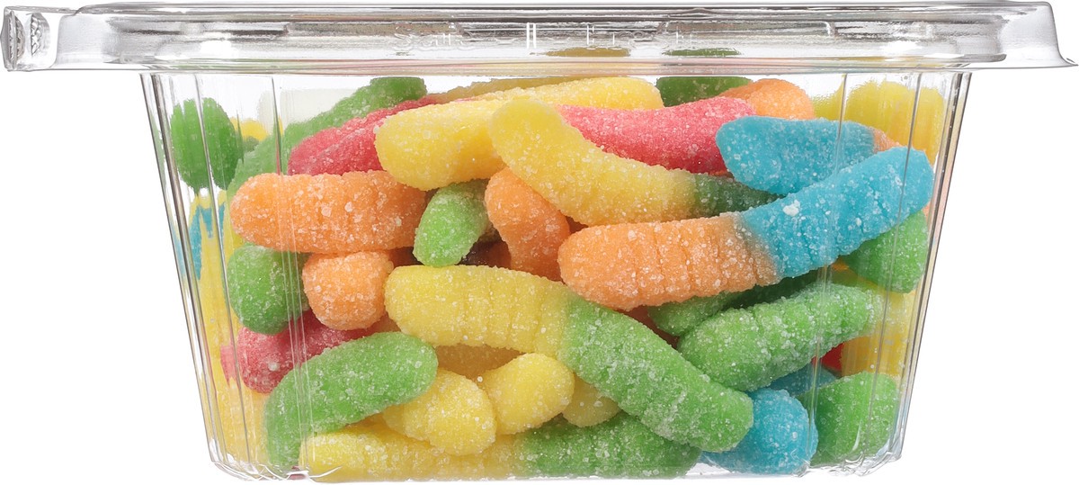 slide 2 of 9, Lunds & Byerlys Sour Mini Neon Gummy Worms 11 oz, 11 oz