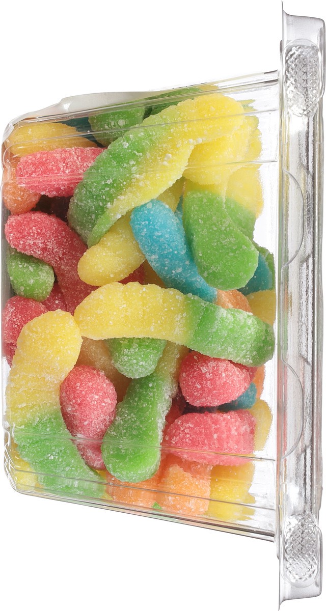 slide 8 of 9, Lunds & Byerlys Sour Mini Neon Gummy Worms 11 oz, 11 oz