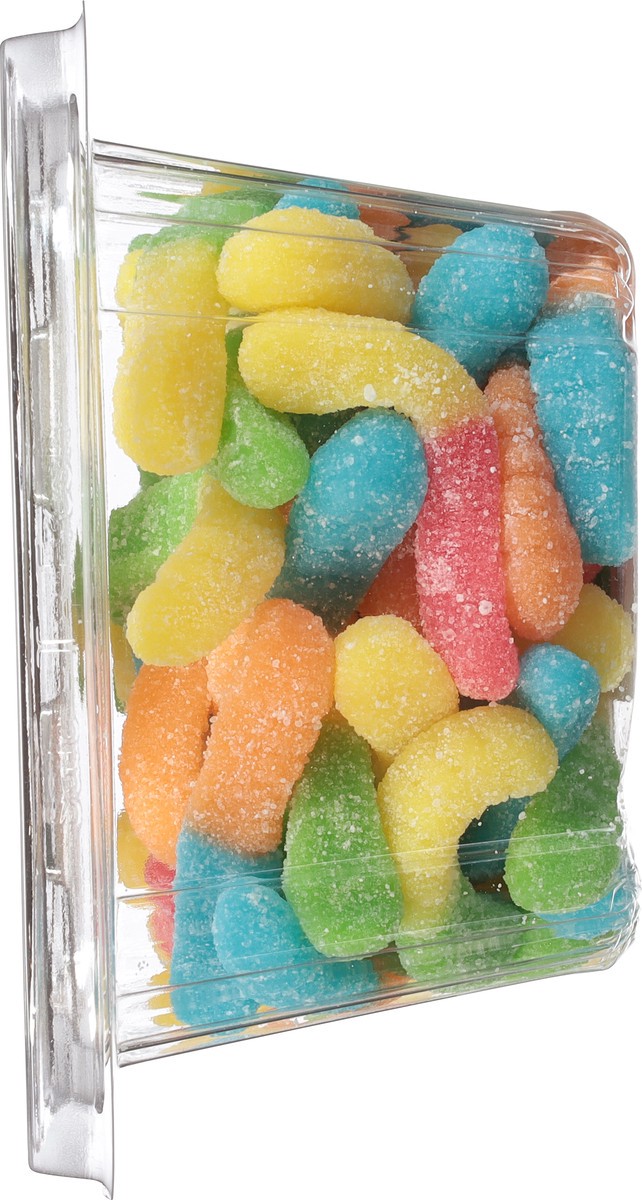 slide 3 of 9, Lunds & Byerlys Sour Mini Neon Gummy Worms 11 oz, 11 oz