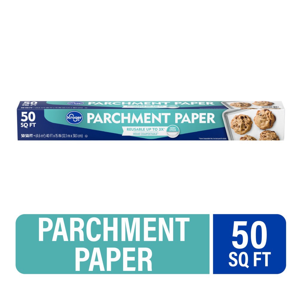 slide 3 of 4, Kroger Parchment Paper Foodwrap 50 Feet, 1 ct