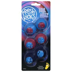 Fresh Kicks Foul Ballz - 3 ea