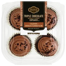 Private Selection Triple Chocolate Cupcakes