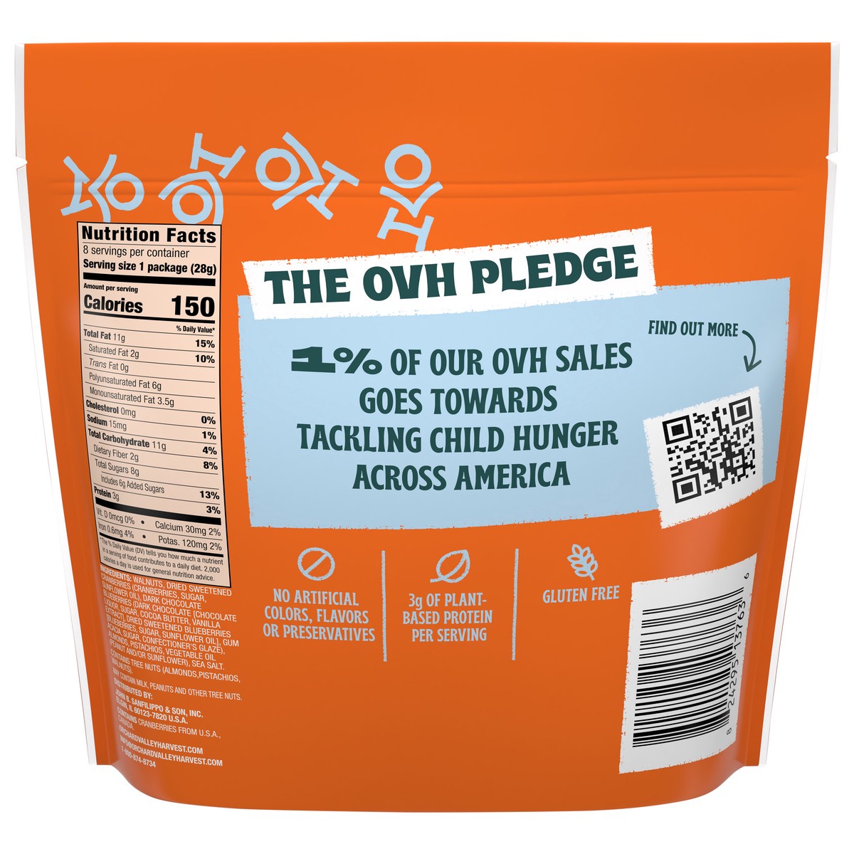 slide 9 of 13, Orchard Valley Harvest OMG Omega-3 Mix 8 - 1 oz Bags, 8 ct