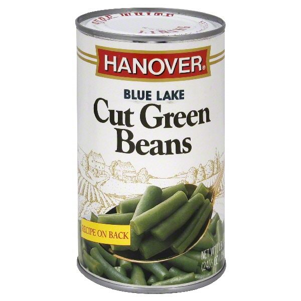 slide 1 of 1, Hanover Blue Lake Cut Green Beans, 24.5 oz