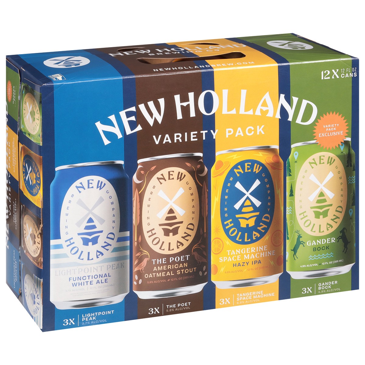 slide 2 of 9, New Holland Brewing Company Beer, Assorted, Variety Pack, 12 ct; 12 oz