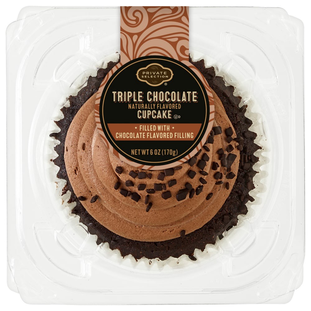 slide 2 of 3, Private Selection Jumbo Chocolate Cupcake, 6 oz