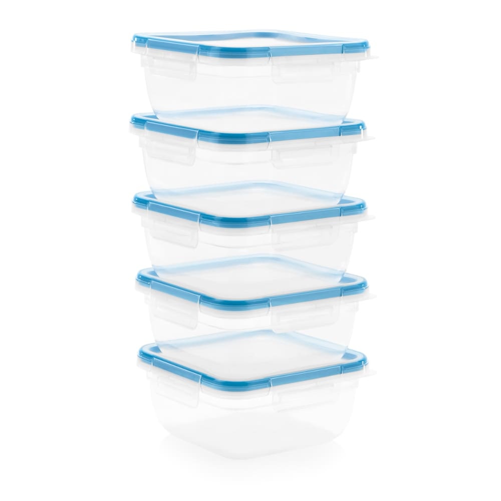 slide 1 of 1, Snapware Square Meal Prep Set Food Storage Containers, 5 ct