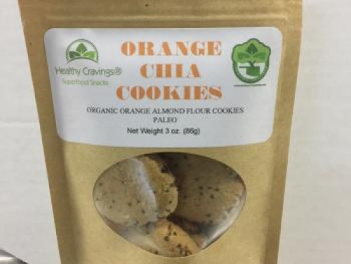 slide 1 of 1, Healthy Cravings Orange Chia Cookies, 3 oz