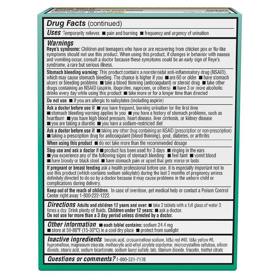 slide 2 of 3, Walgreens Antibacterial Plus Urinary, 24 ct