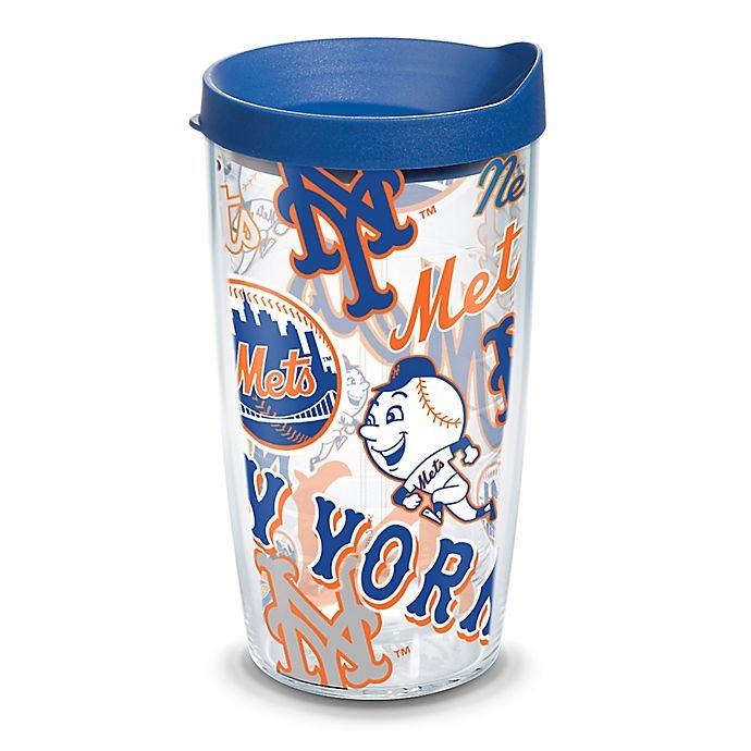 slide 1 of 1, Tervis MLB New York Mets All Over Wrap Tumbler with Lid, 16 oz