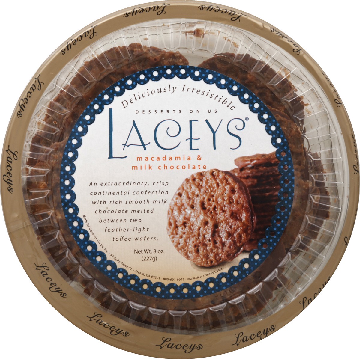 slide 1 of 3, Laceys Toffee Wafers 8 oz, 8 oz