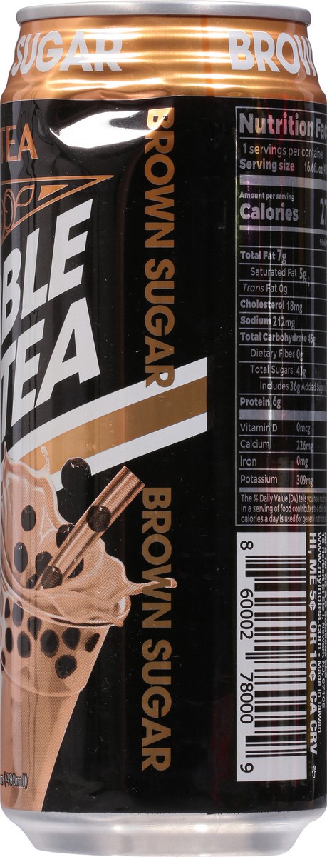 slide 3 of 9, Inotea Brown Sugar Bubble Tea with Tapioca Pearls 16.6 fl oz, 16.6 fl oz