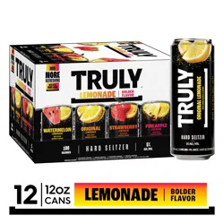 Truly Hard Seltzer, Lemonade, Mix Pack