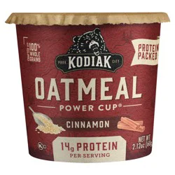 Kodiak Cakes Oatmeal Power Cup, Cinnamon 2.12 oz.