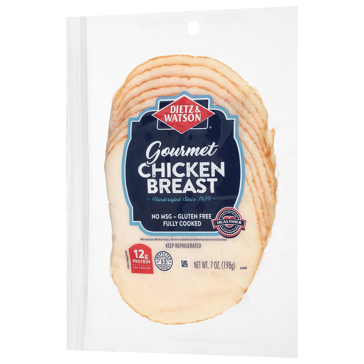 slide 4 of 4, Dietz & Watson Gourmet Chicken Breast 7 oz, 7 oz