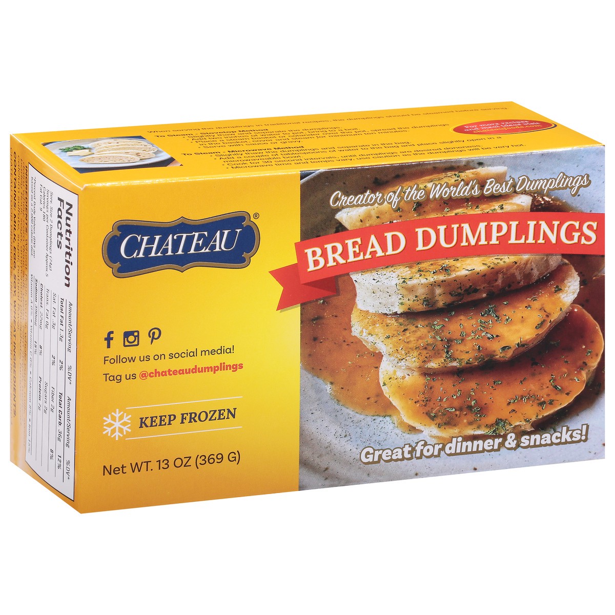 slide 3 of 13, Chateau Bread Dumplings 13 oz, 13 oz