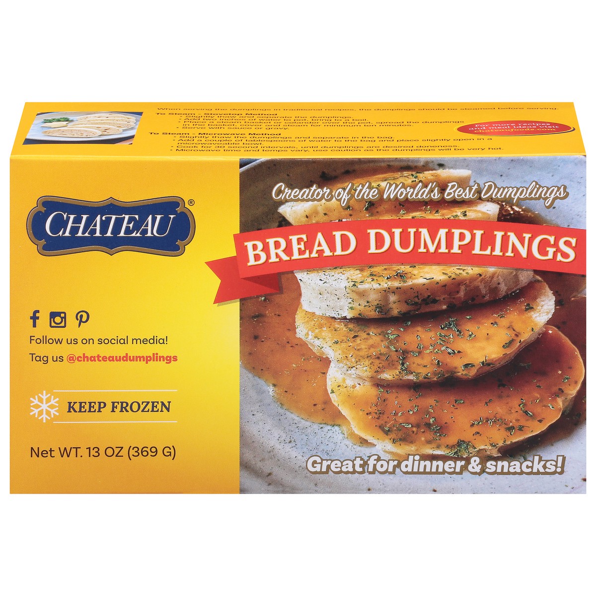 slide 9 of 13, Chateau Bread Dumplings 13 oz, 13 oz