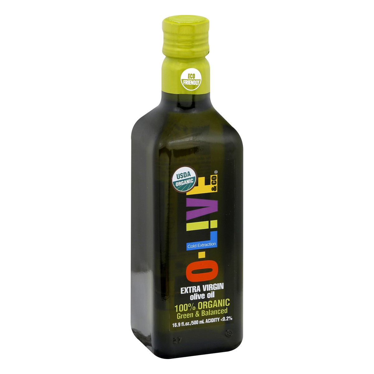 slide 2 of 9, O-LiveandCo Extra Virgin 100% Organic Green & Balanced Olive Oil 16.9 oz, 16.9 fl oz