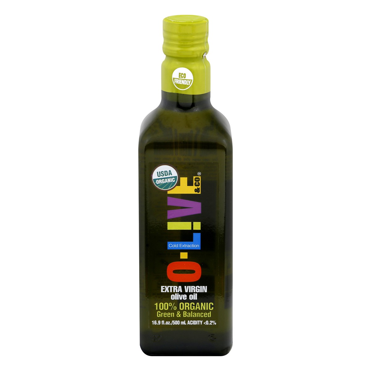slide 1 of 9, O-LiveandCo Extra Virgin 100% Organic Green & Balanced Olive Oil 16.9 oz, 16.9 fl oz