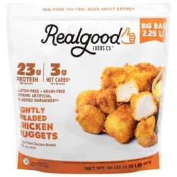 Realgood Foods Co. Lightly Breaded Chicken Nuggets - 36 oz