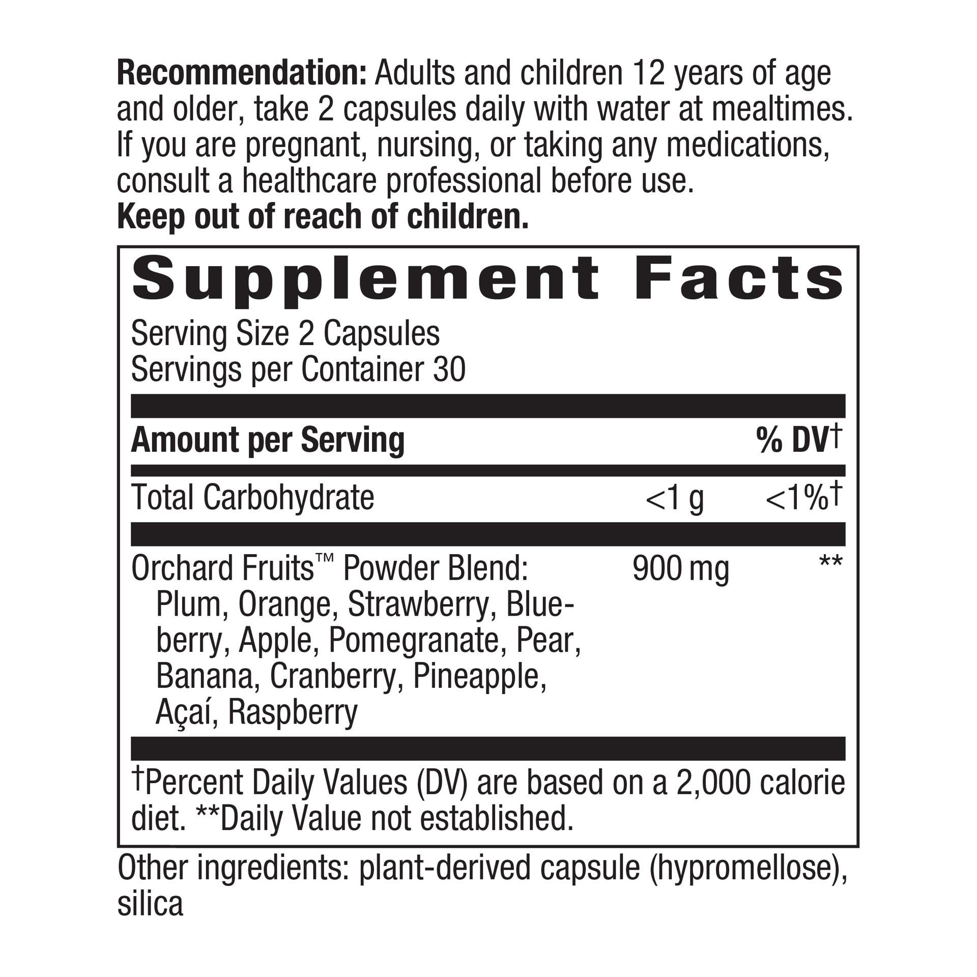 slide 4 of 4, Nature's Way Orchard Fruits™, 60 ct