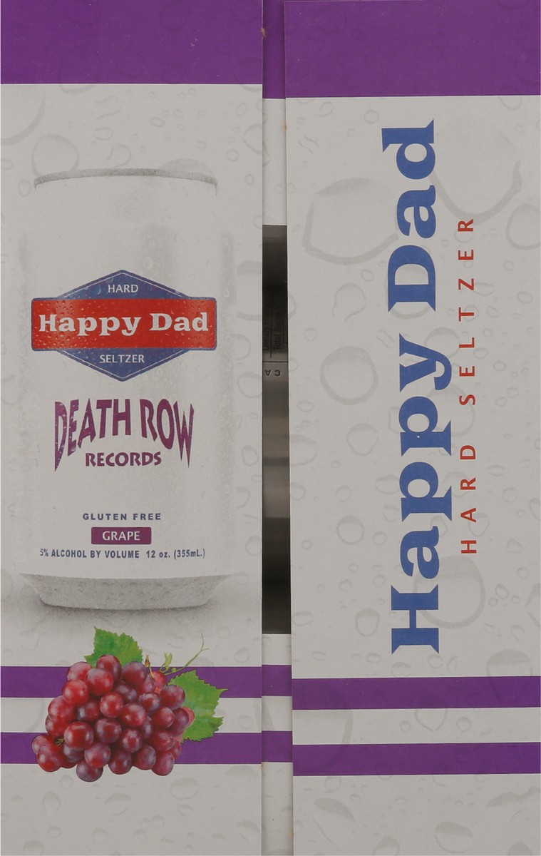 slide 8 of 9, Happy Dad Death Row Records Grape Hard Seltzer 12 - 12 fl oz Cans, 12 ct
