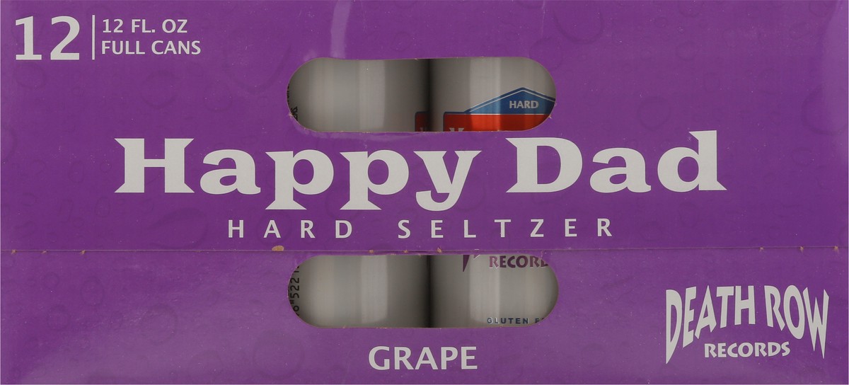 slide 6 of 9, Happy Dad Death Row Records Grape Hard Seltzer 12 - 12 fl oz Cans, 12 ct