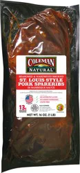 Coleman Natural St. Louis Style Pork Spareribs Half Rack