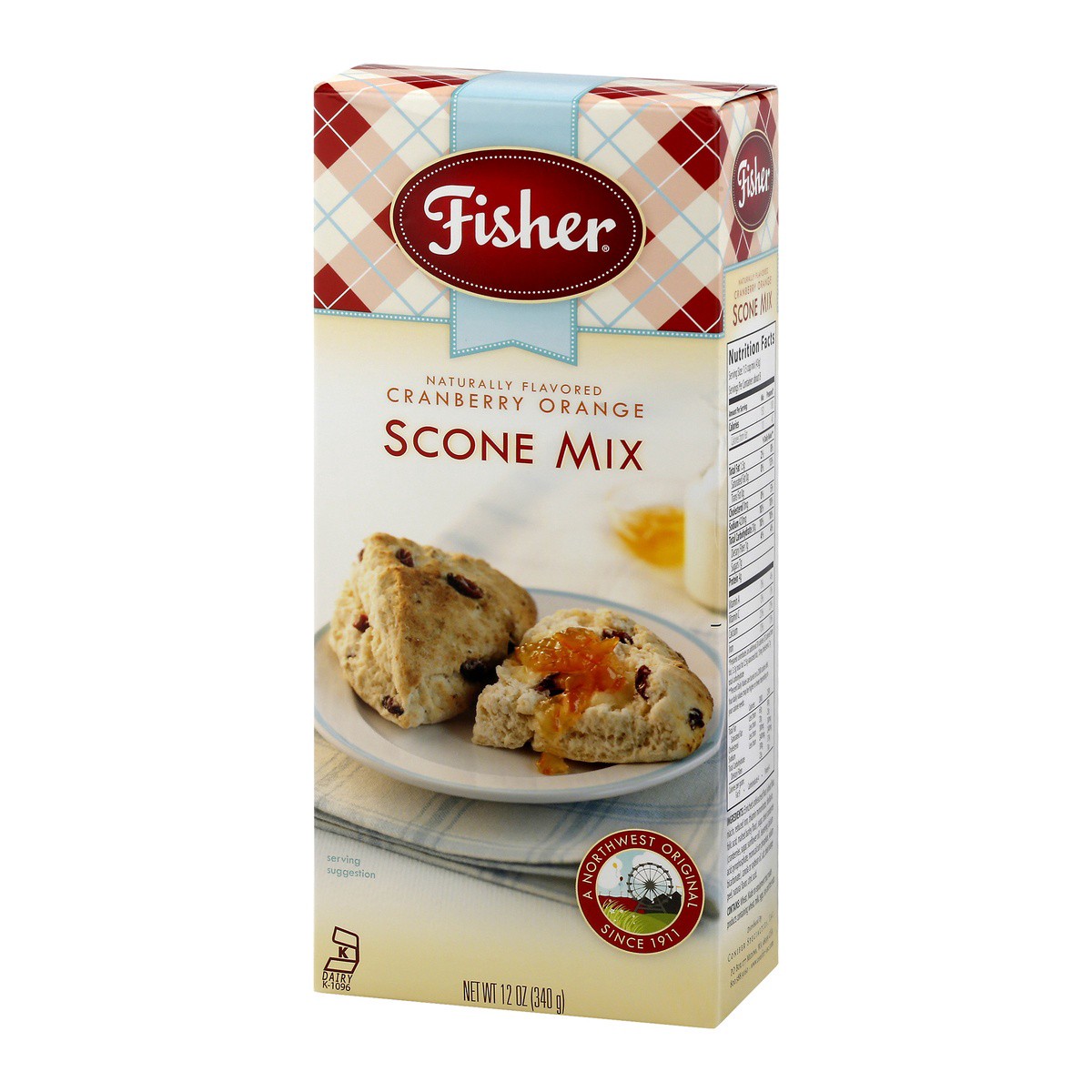 slide 4 of 9, Fisher Cranberry Orange Fair Scone Mix, 12 oz