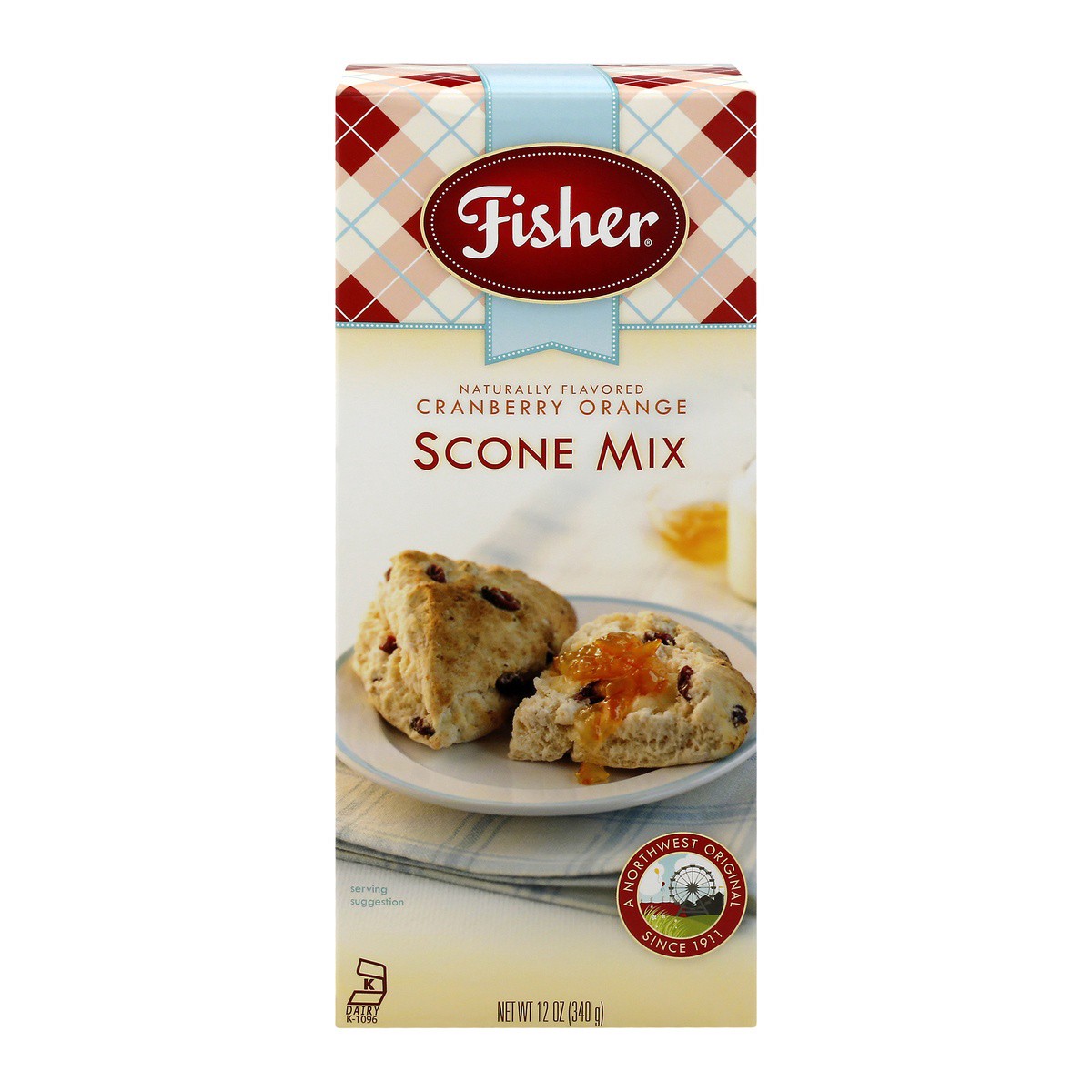 slide 1 of 9, Fisher Cranberry Orange Fair Scone Mix, 12 oz