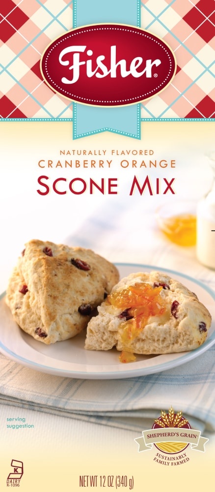 slide 1 of 1, Fisher Cranberry Orange Fair Scone Mix, 12 oz