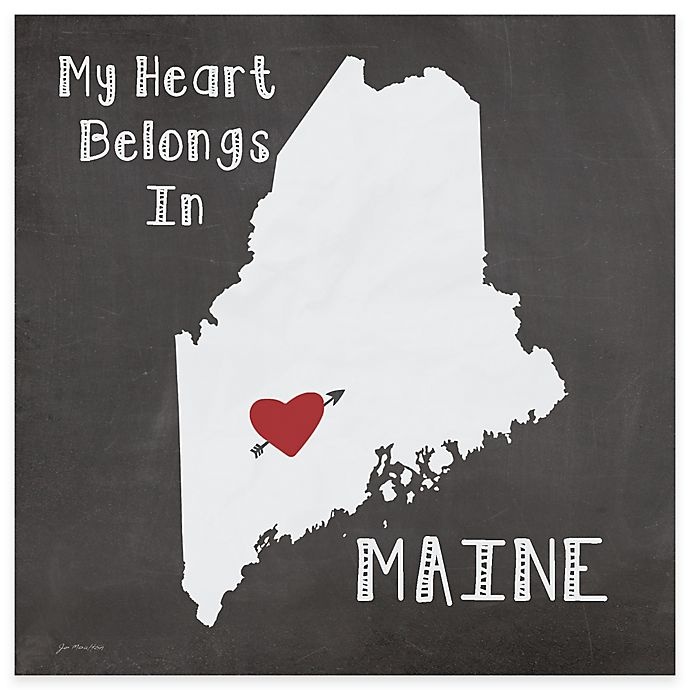 slide 1 of 1, Thirstystone My Heart Belongs - Maine'' Coasters'', 4 ct