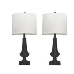 ROOM & RETREAT RR 2-Pc Table Lamp Set
